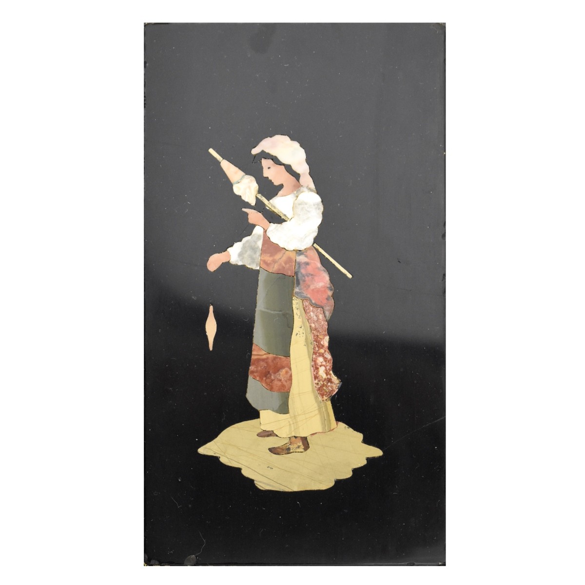 Italian Pieta Dura Plaque