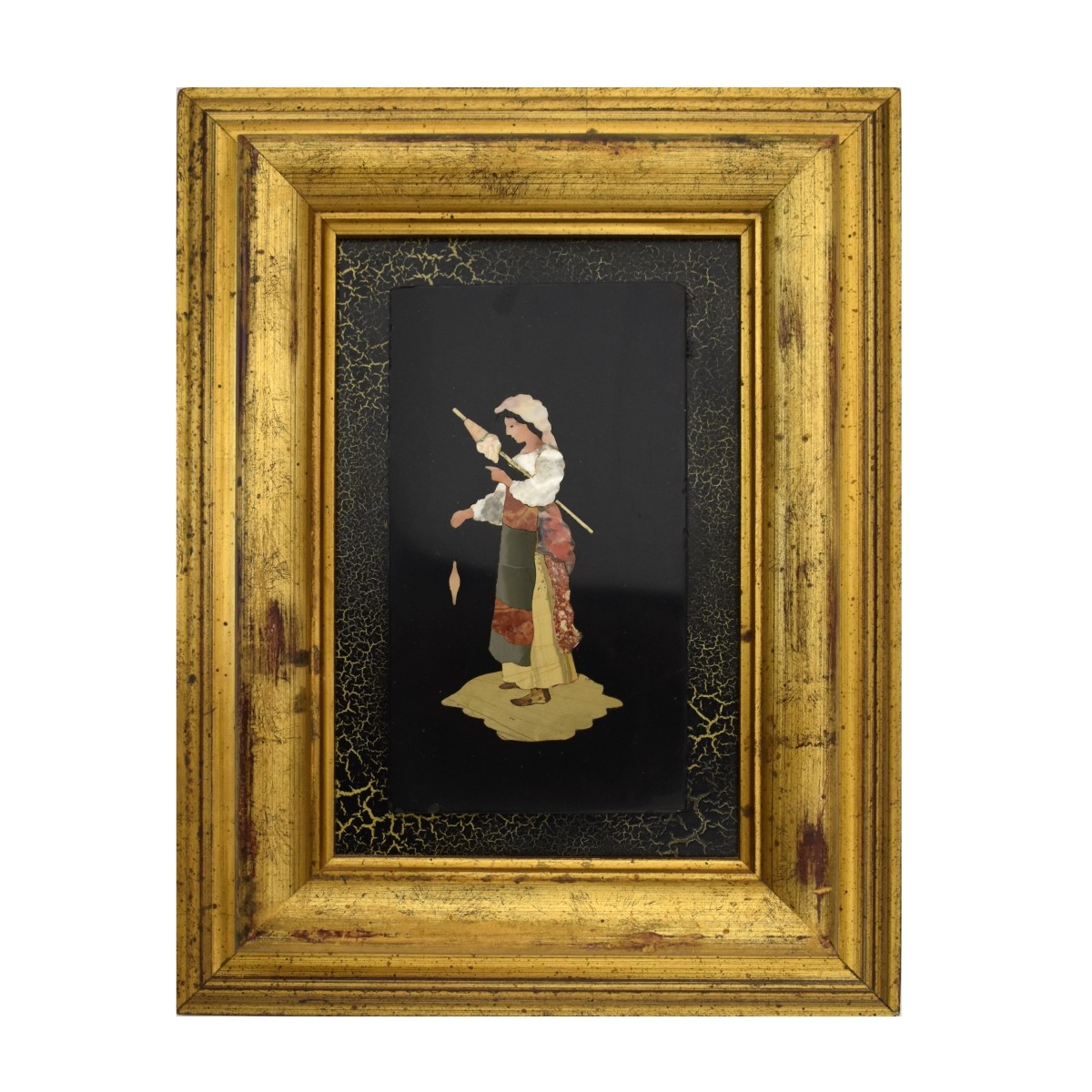 Italian Pieta Dura Plaque