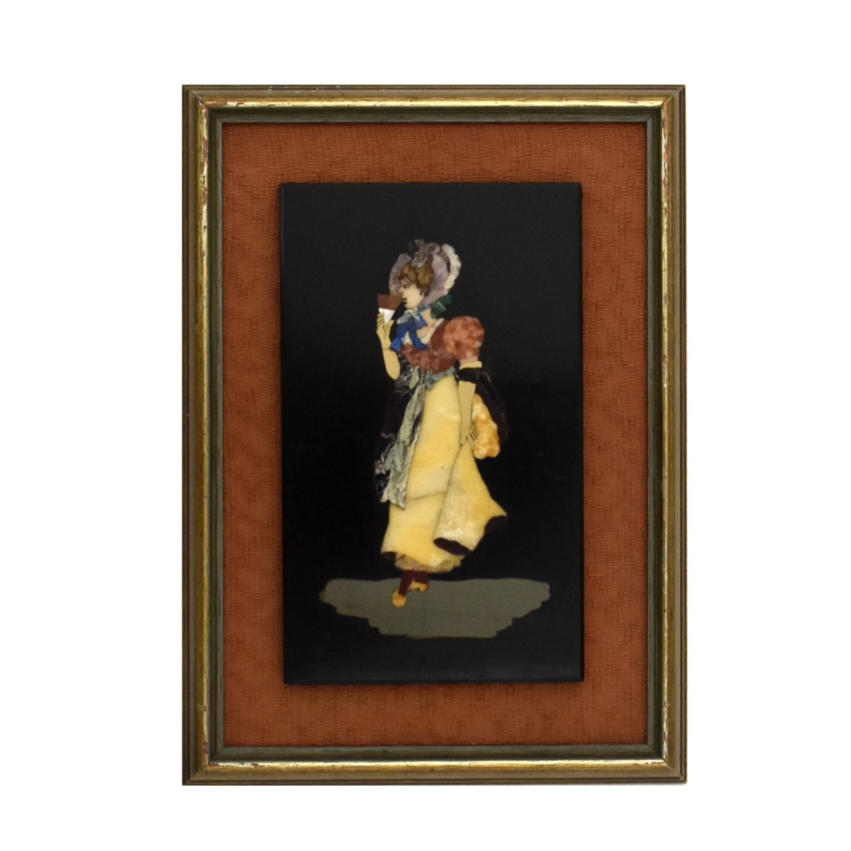 Italian Pietra Dura Plaque