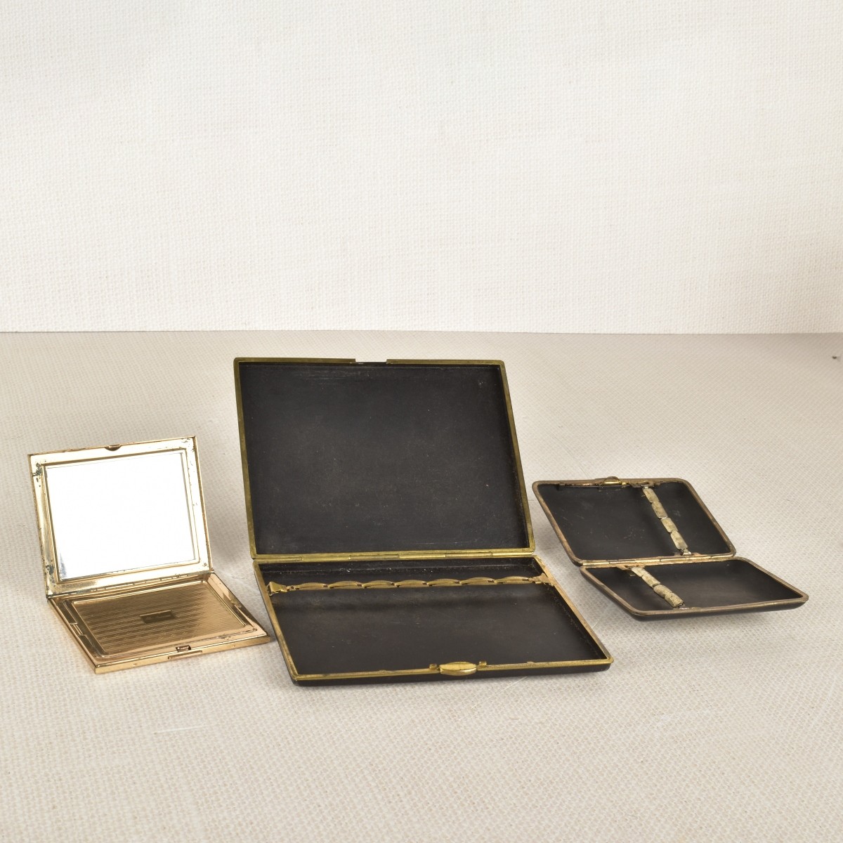 Four (4) Japanese Komai Damascene Items