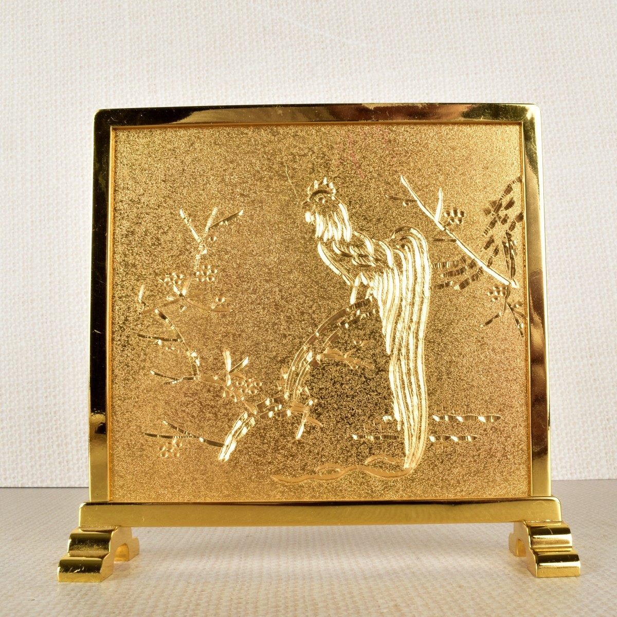 Four (4) Japanese Komai Damascene Items