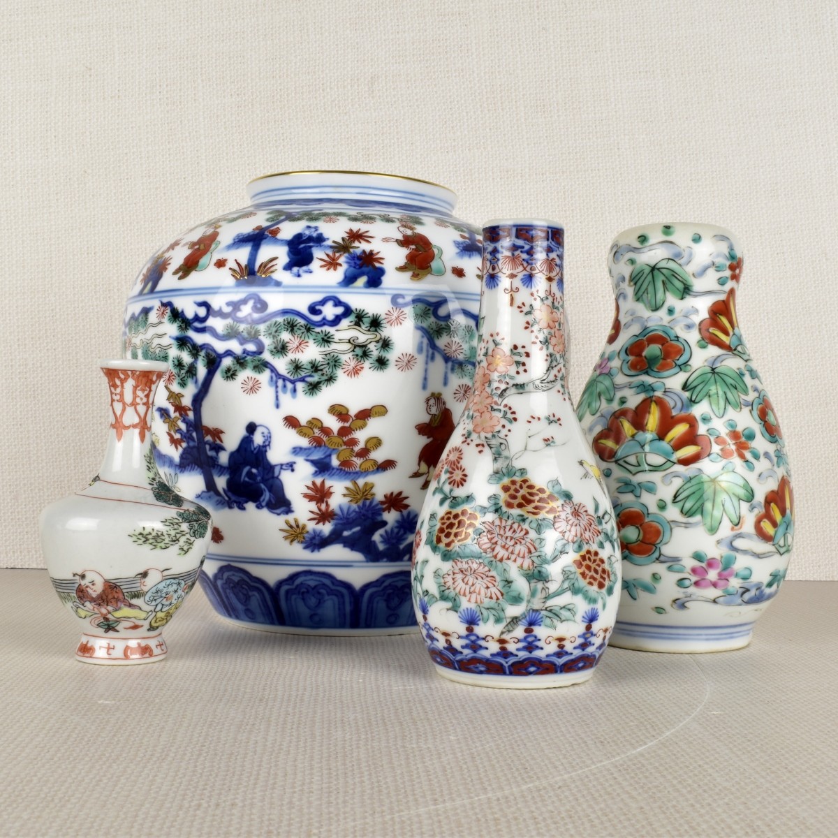 Four (4) Asian Porcelain Vases