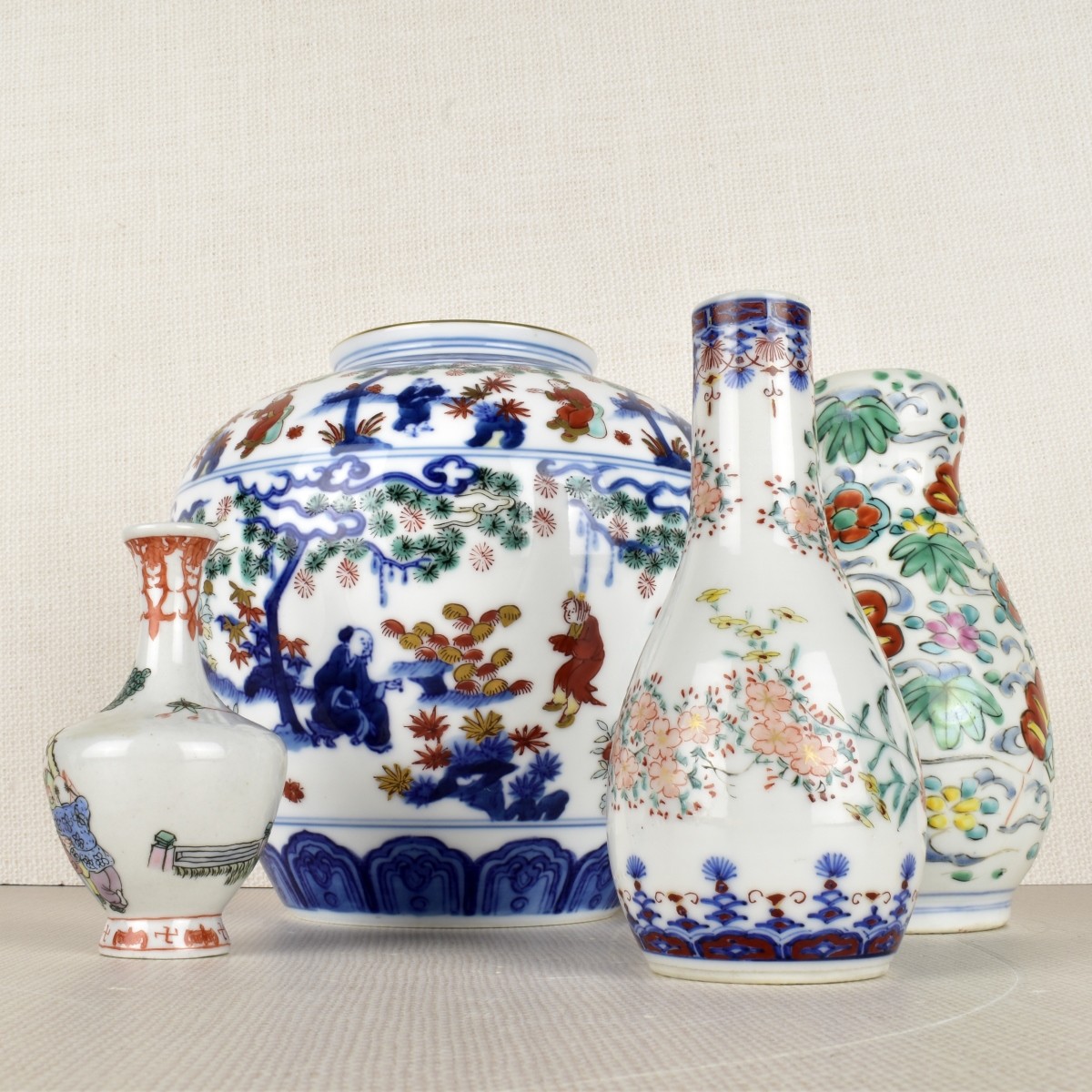 Four (4) Asian Porcelain Vases