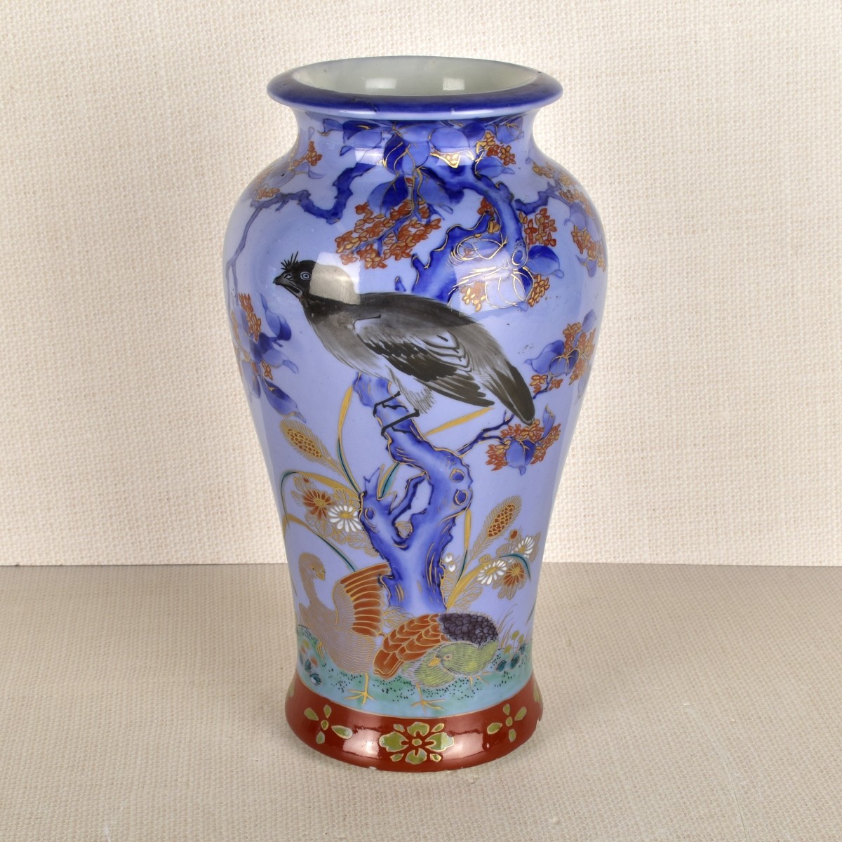 Japanese Koransha Porcelain Vase
