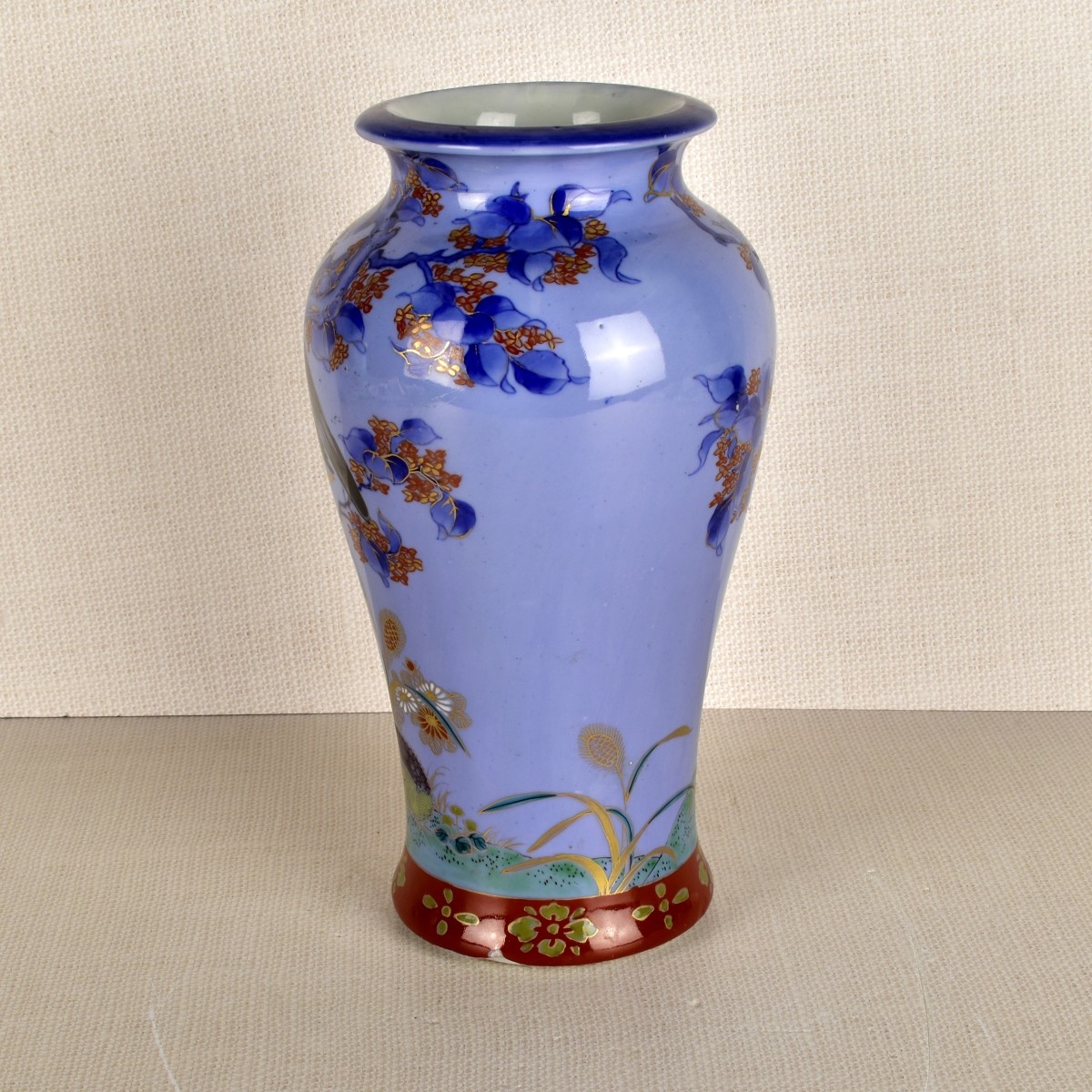 Japanese Koransha Porcelain Vase