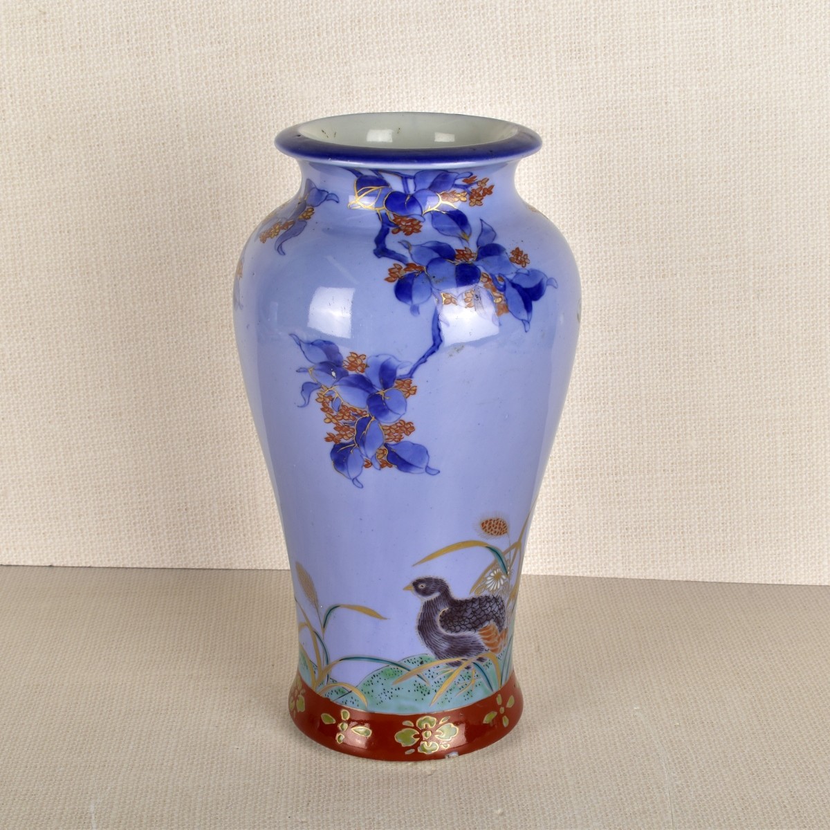 Japanese Koransha Porcelain Vase
