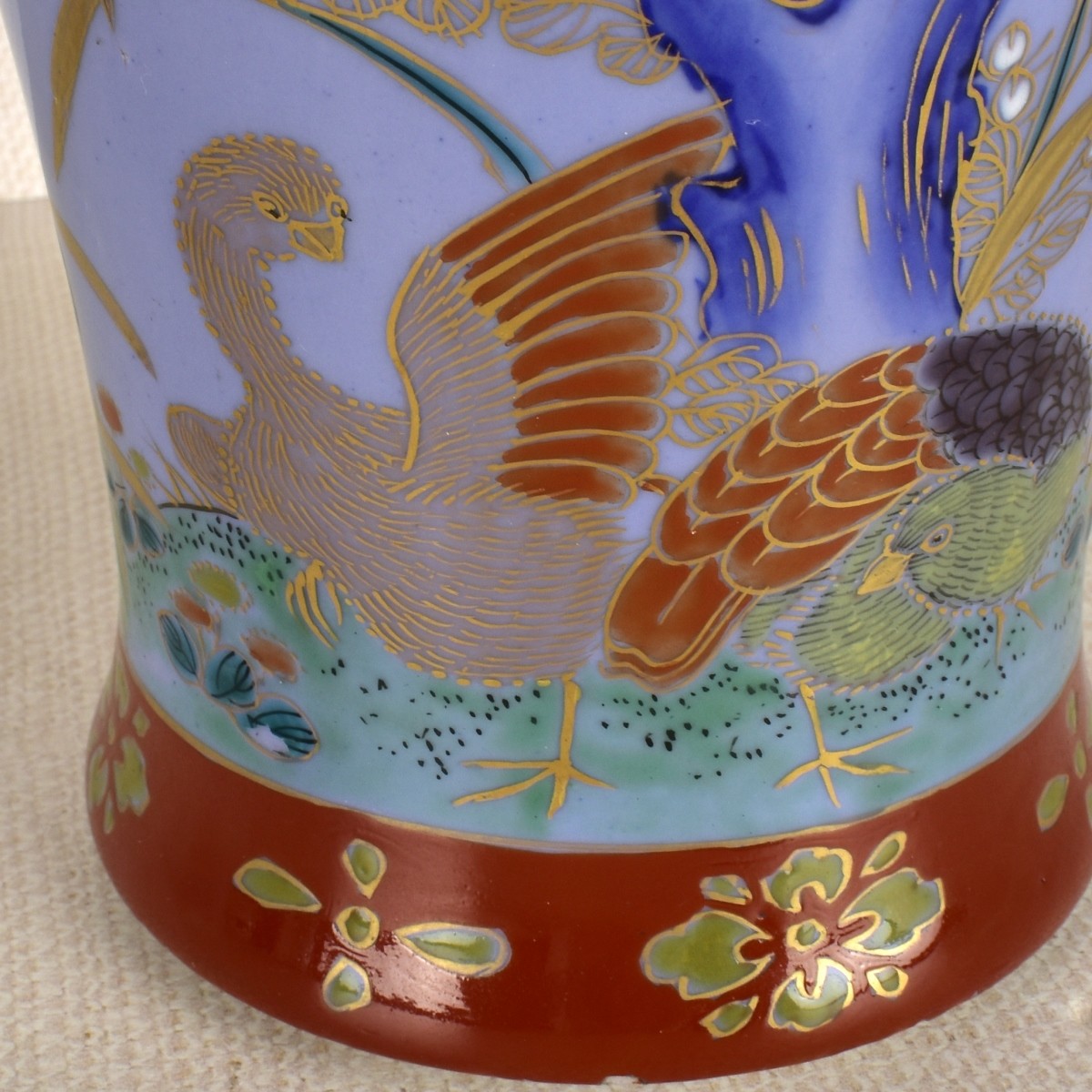 Japanese Koransha Porcelain Vase