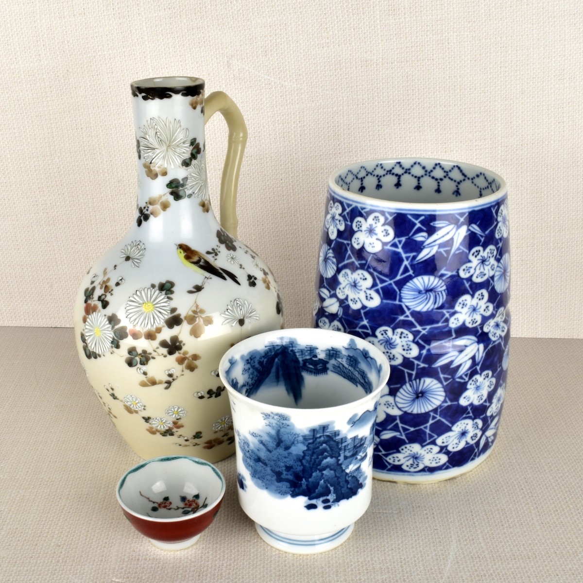Four (4) Asian Porcelain Pieces.