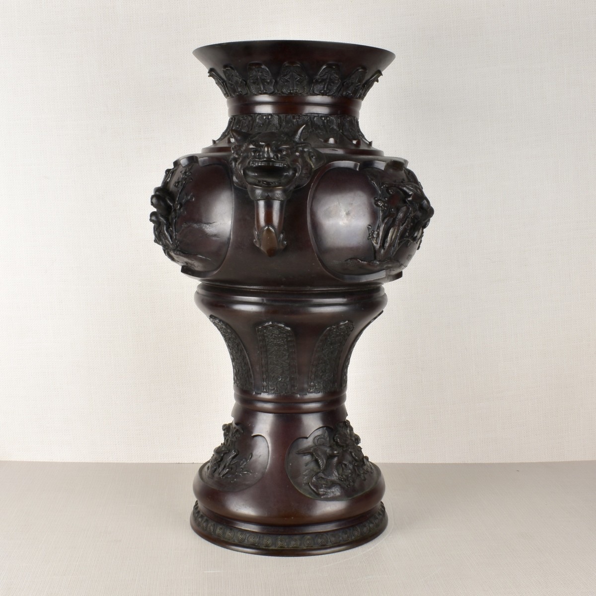 Japanese Bronze Urn