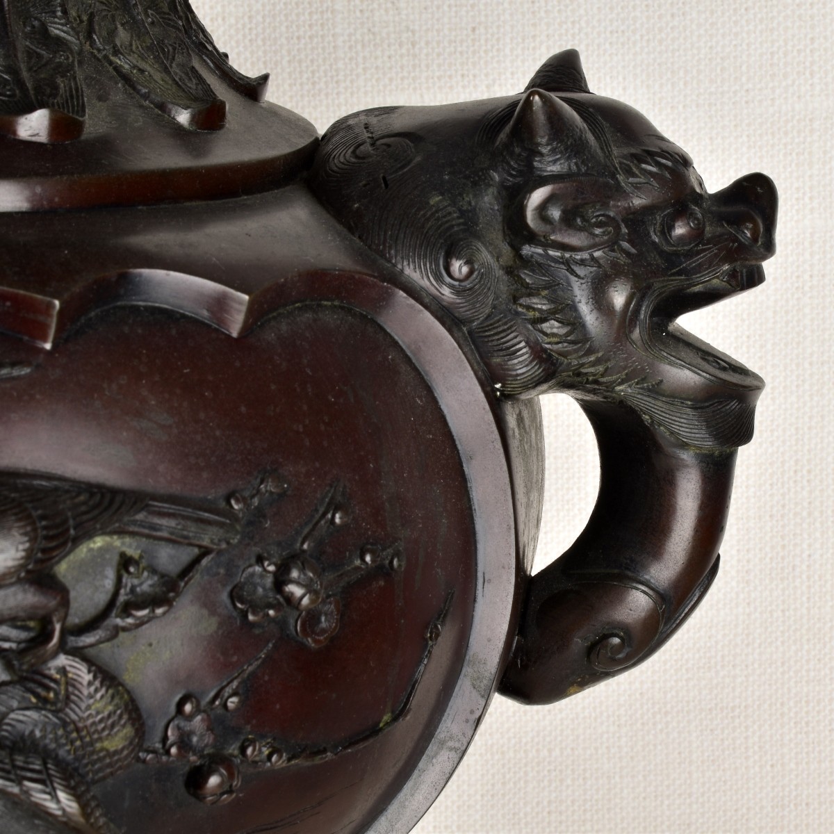 Japanese Bronze Urn
