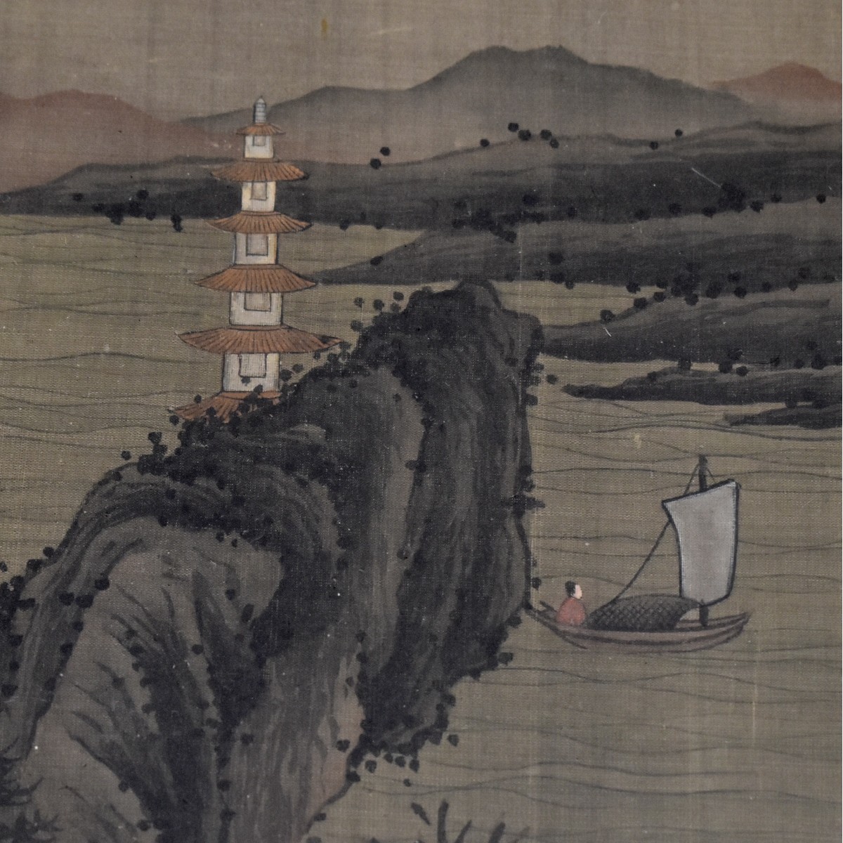 Japanese Framed Silk Embroideries