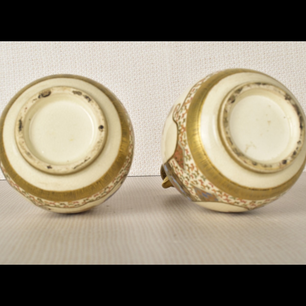 Miniature Japanese Satsuma Vases
