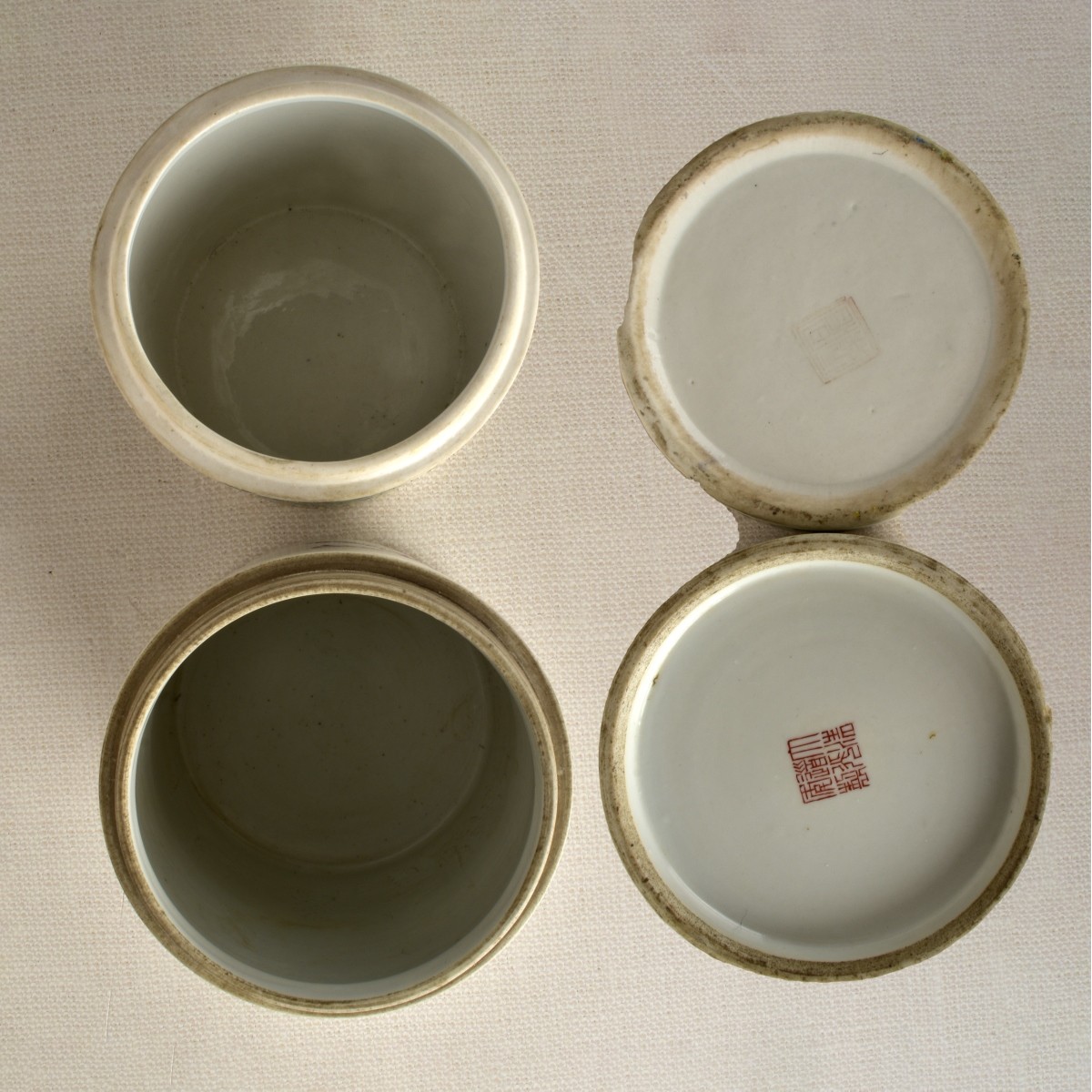 Chinese Porcelain Covered Jars