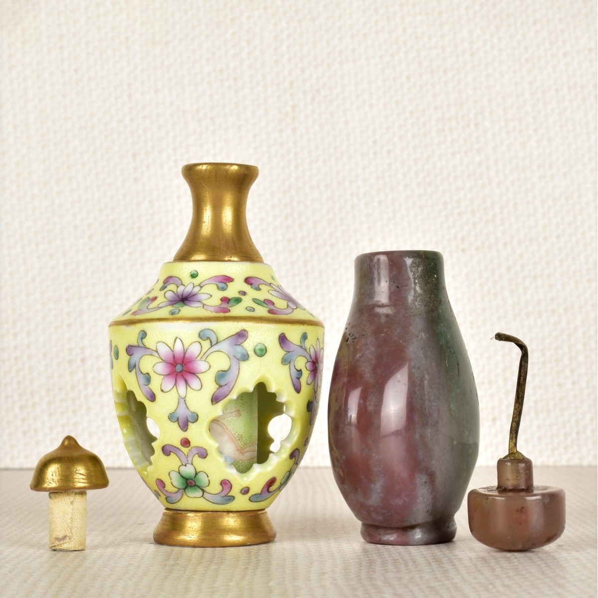 Two (2) Chinese Snuff Bottles