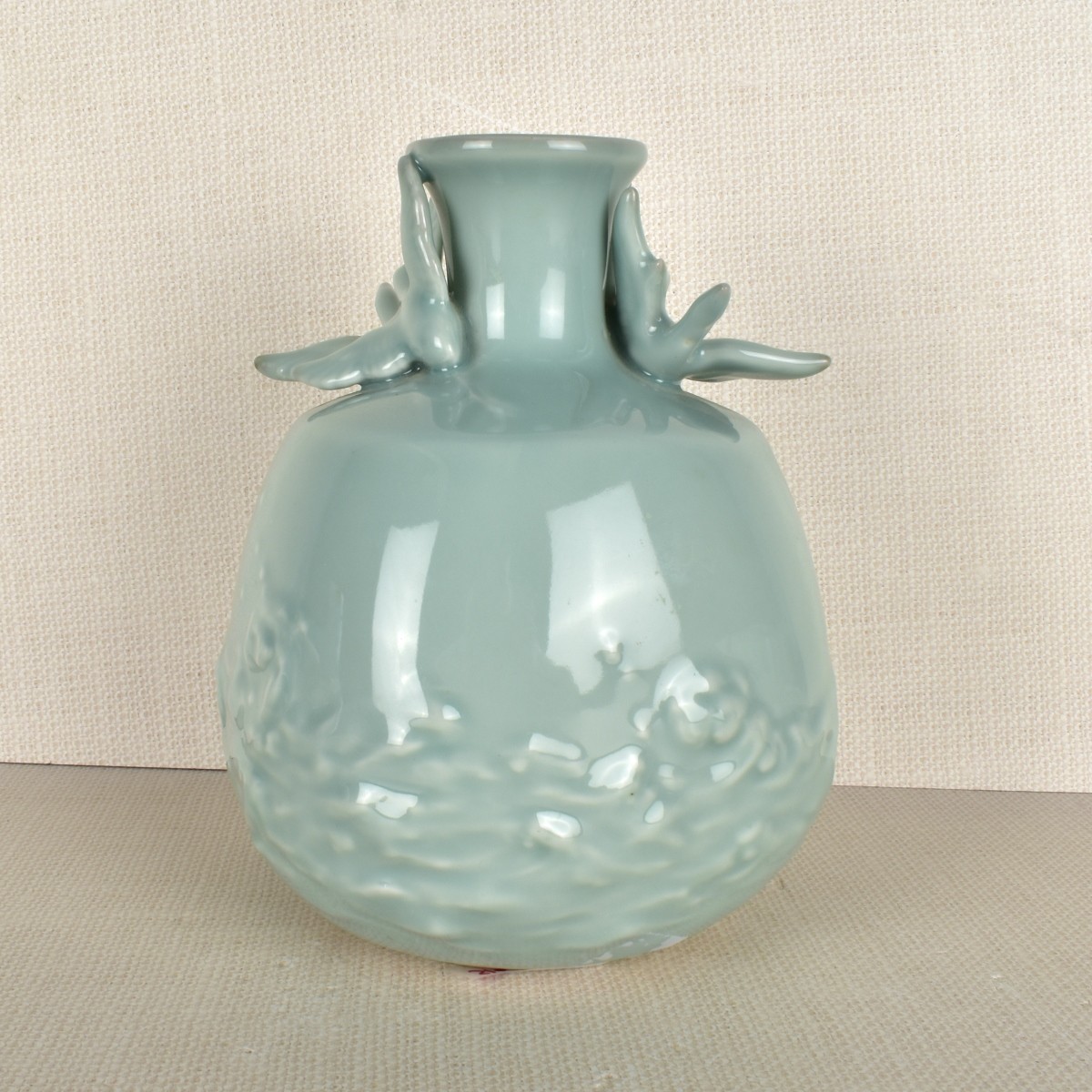 Japanese Studio Celadon Vase