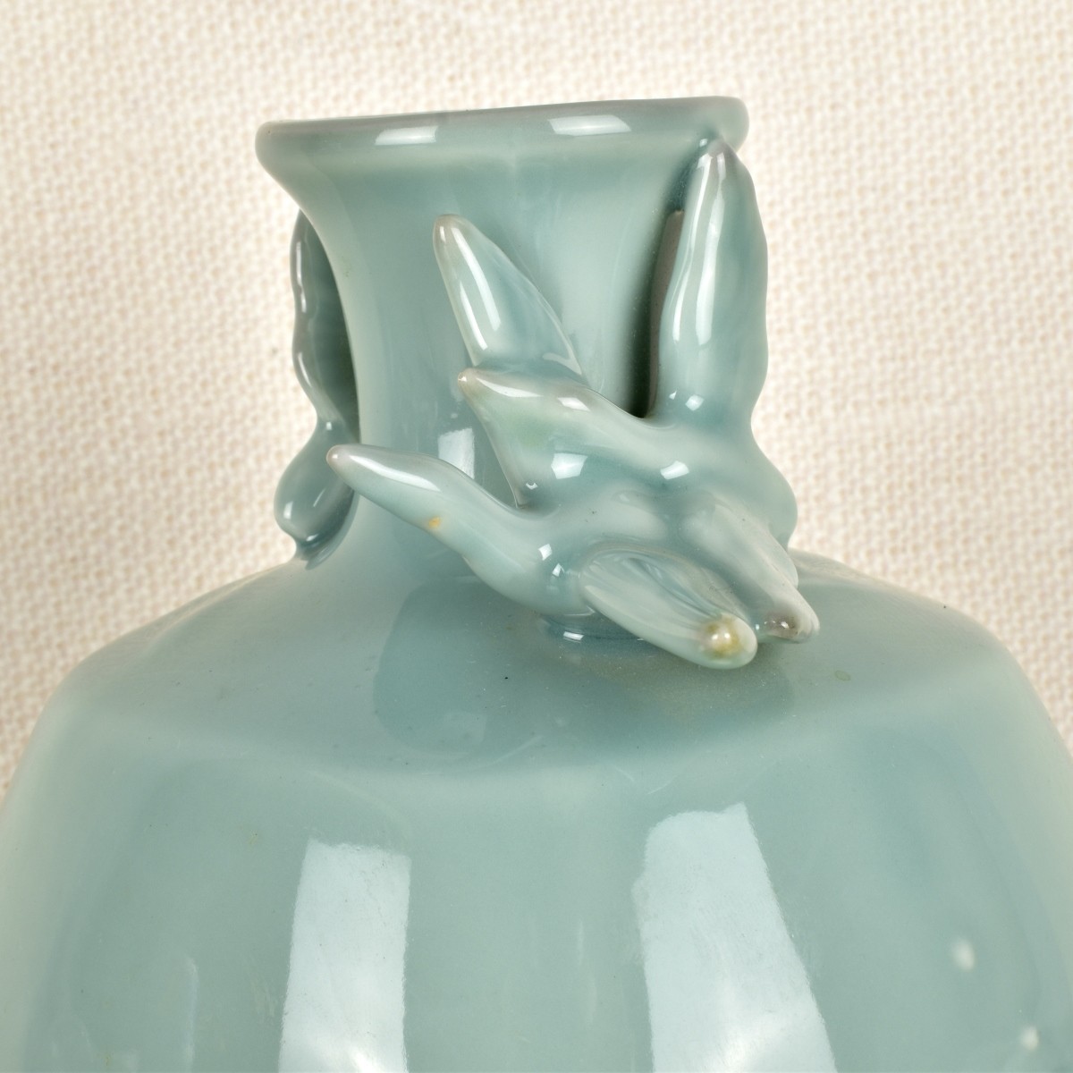 Japanese Studio Celadon Vase