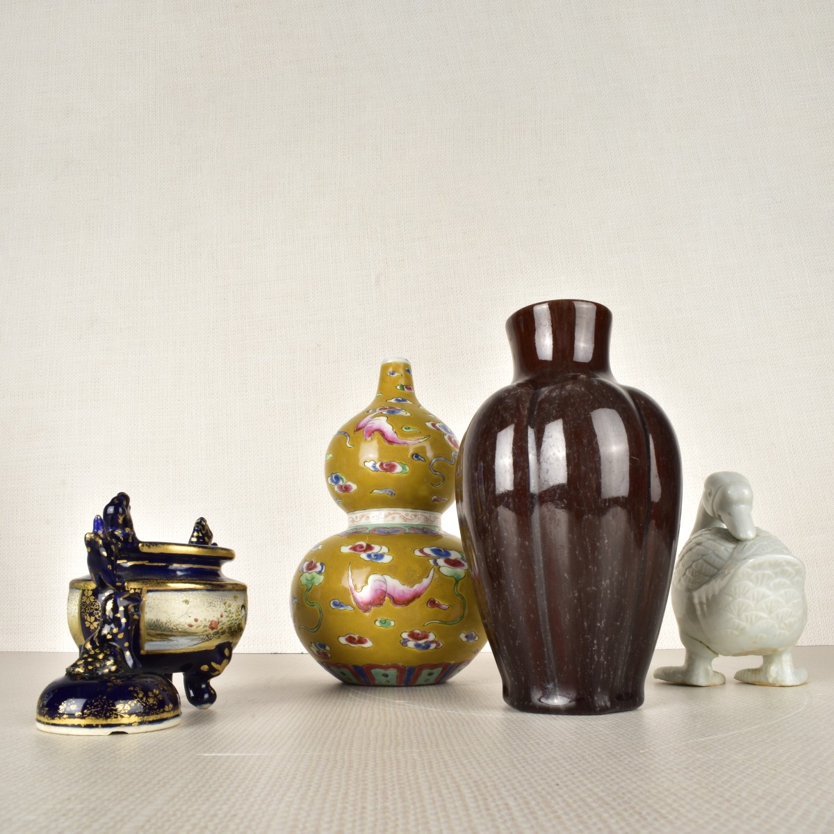 Four (4) Asian Porcelain Pieces