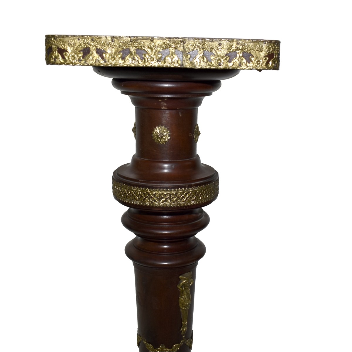 Antique Wood Pedestal