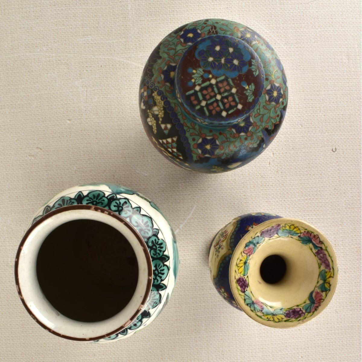 Lot of Three Chinese Porcelain Vessels