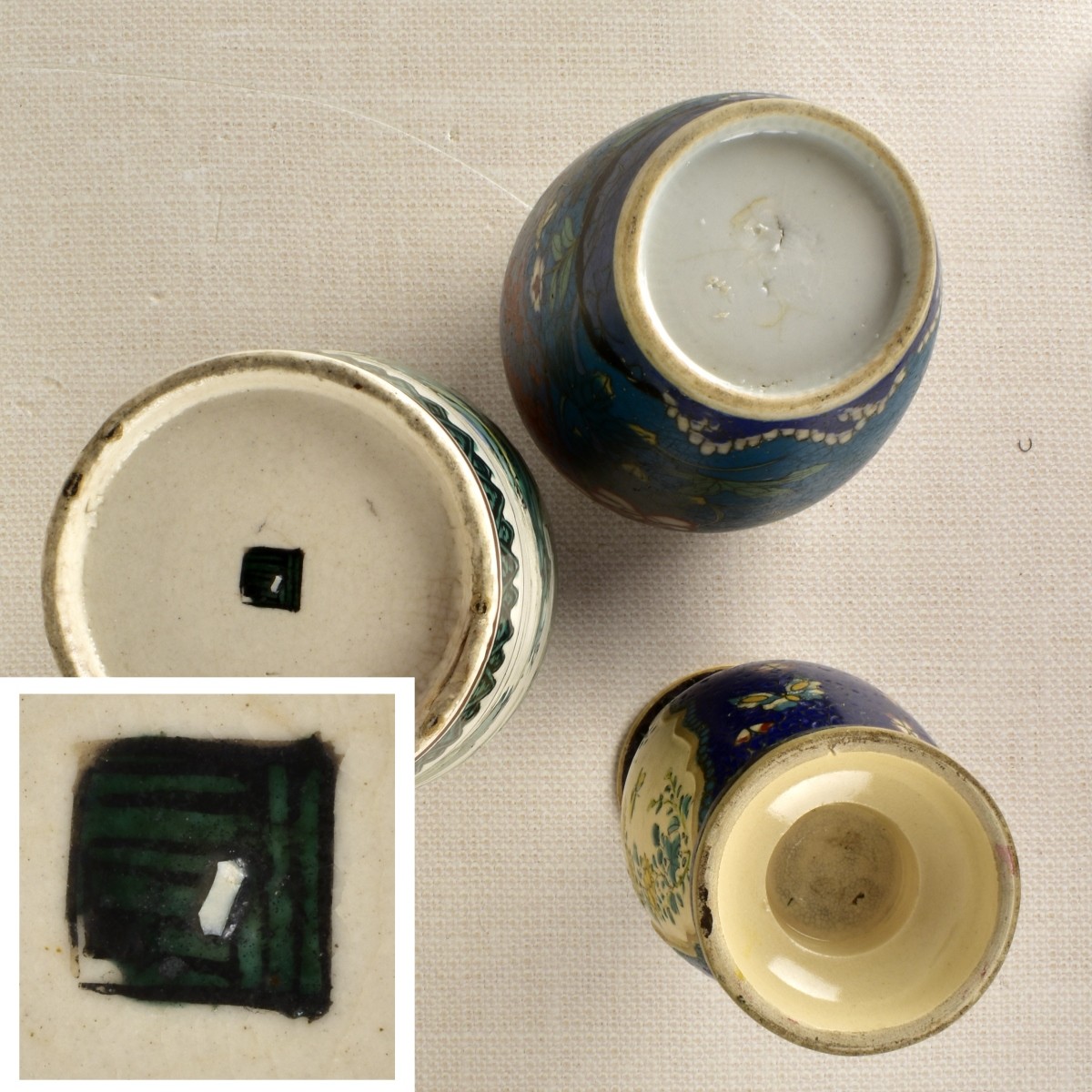 Lot of Three Chinese Porcelain Vessels