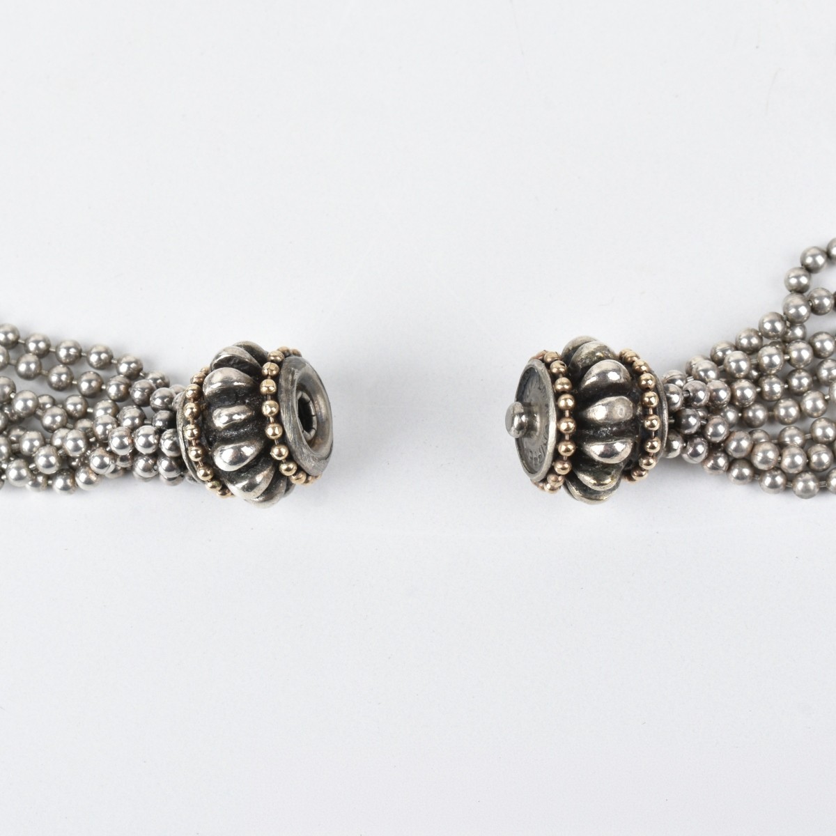 Silver and 14K Necklace