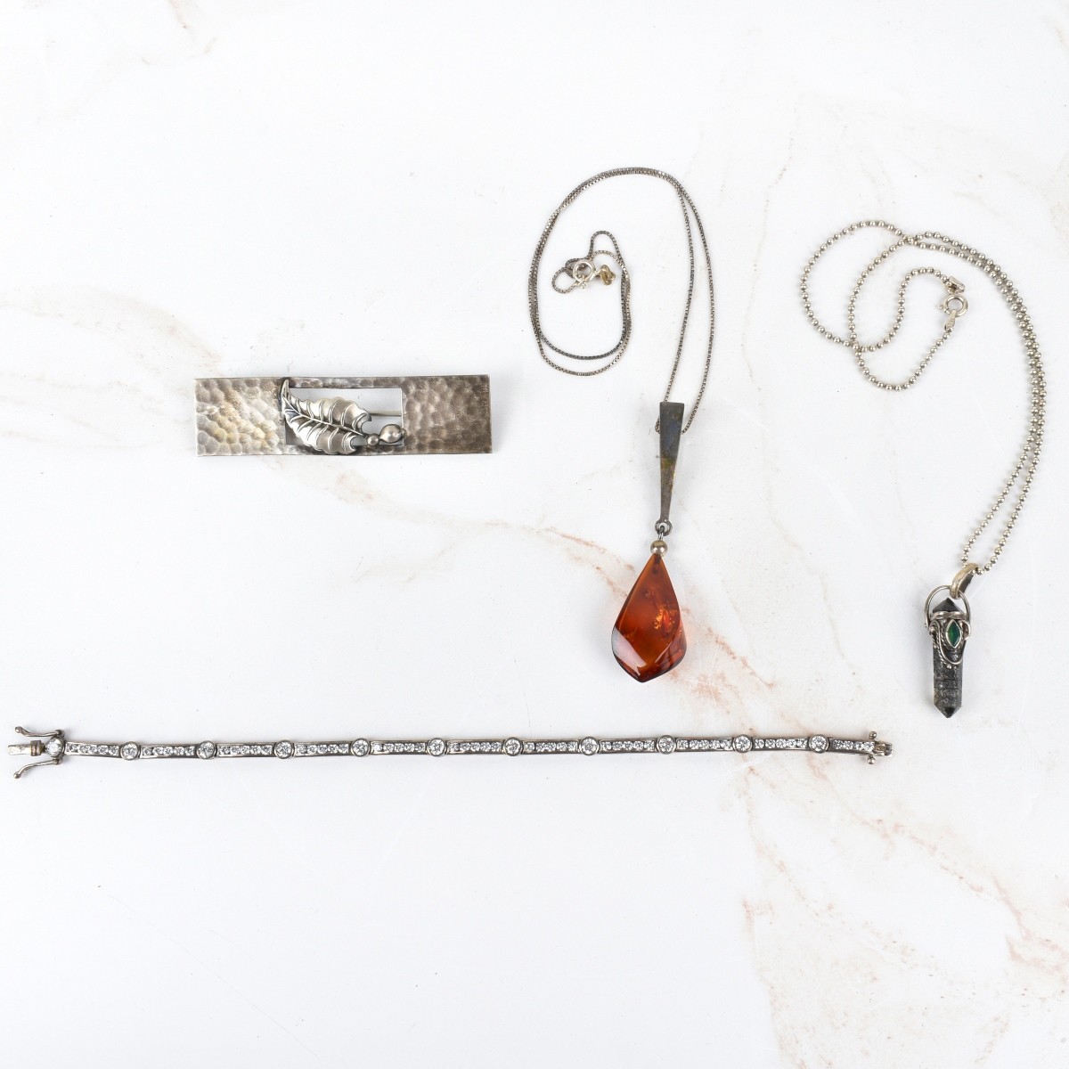 Silver Jewelry Lot
