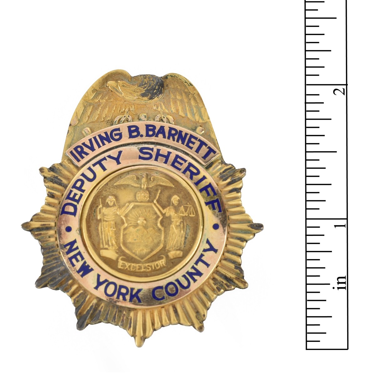 Gold Filled Sheriff's Badge