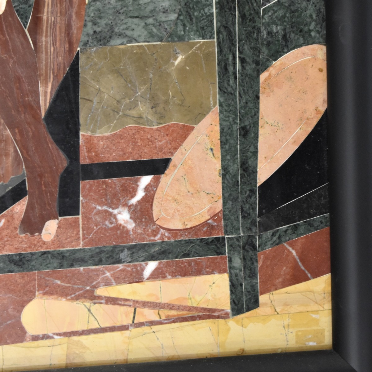 Italian Pietra Dura Plaque