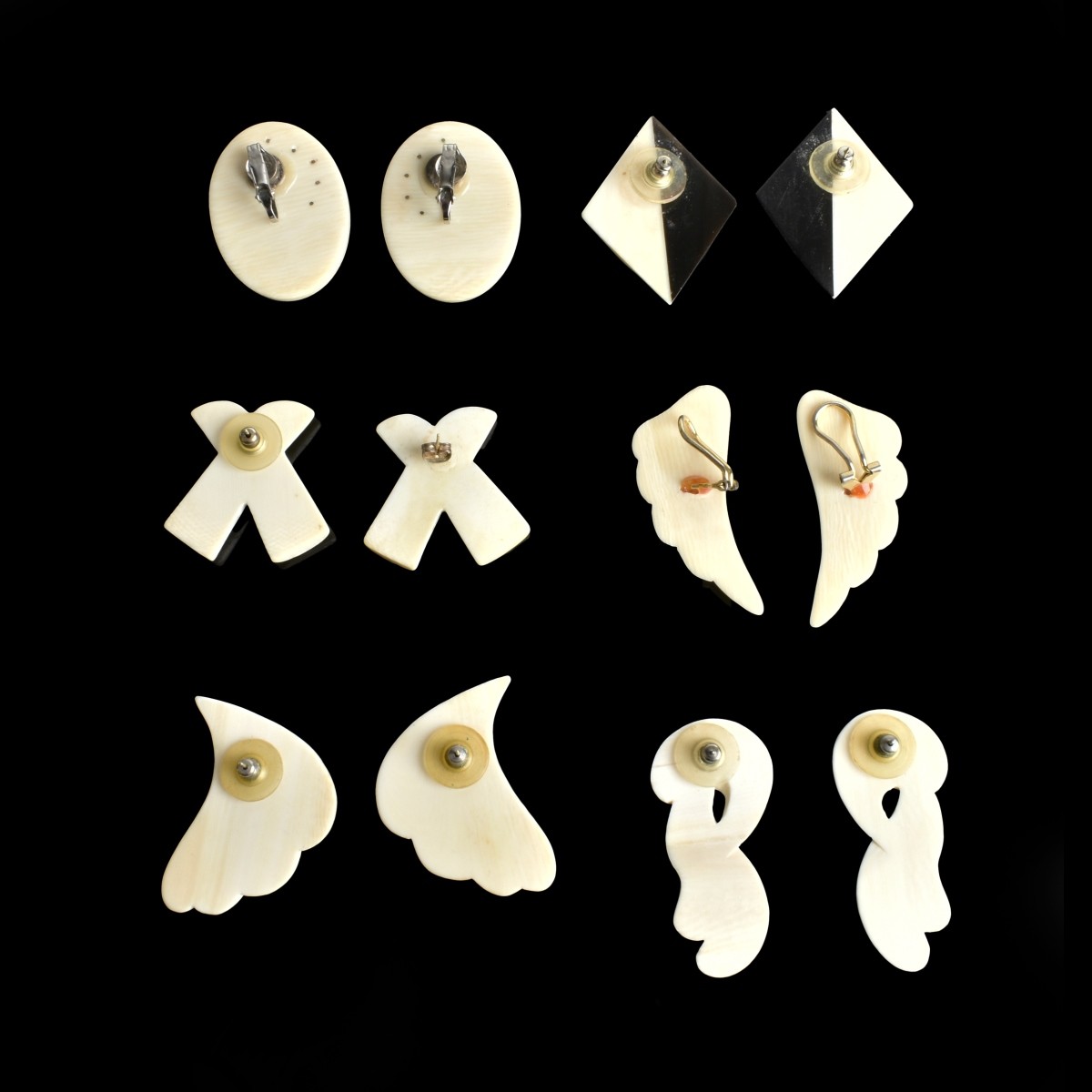 Grouping of Art Deco Earrings