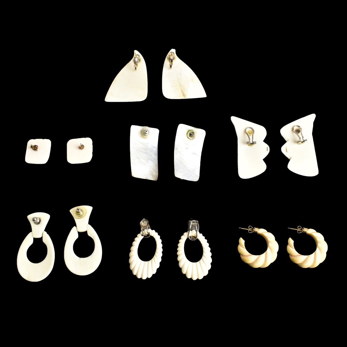 Grouping of Art Deco Earrings