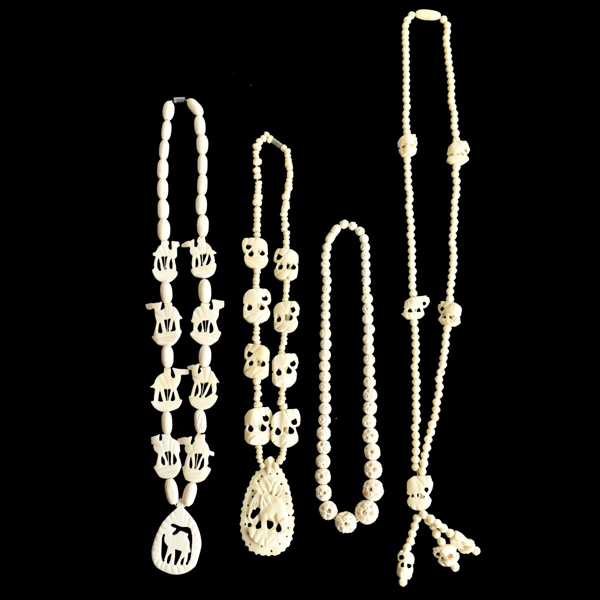 Vintage African Beaded Necklaces