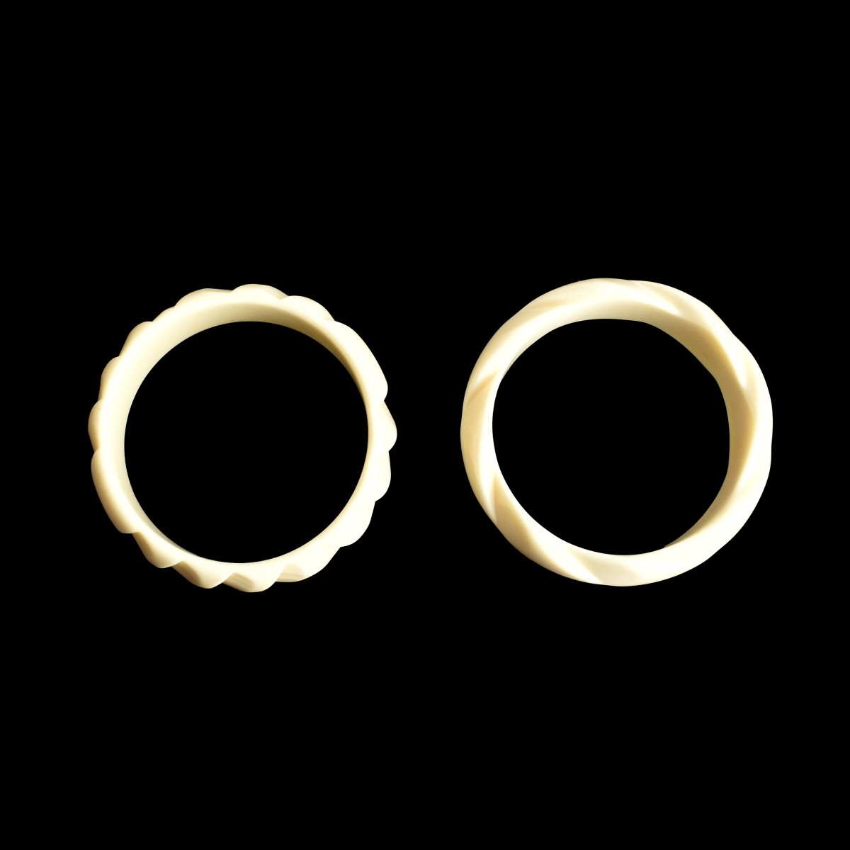Art Deco Style Bangle Bracelets