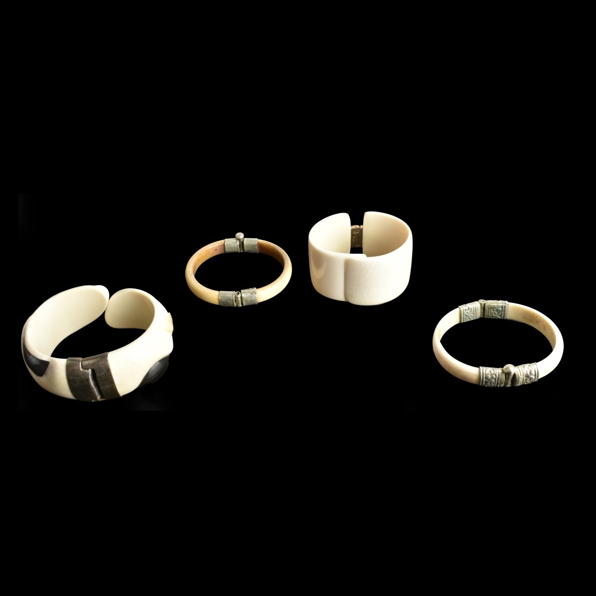 Four Hinged Bracelets