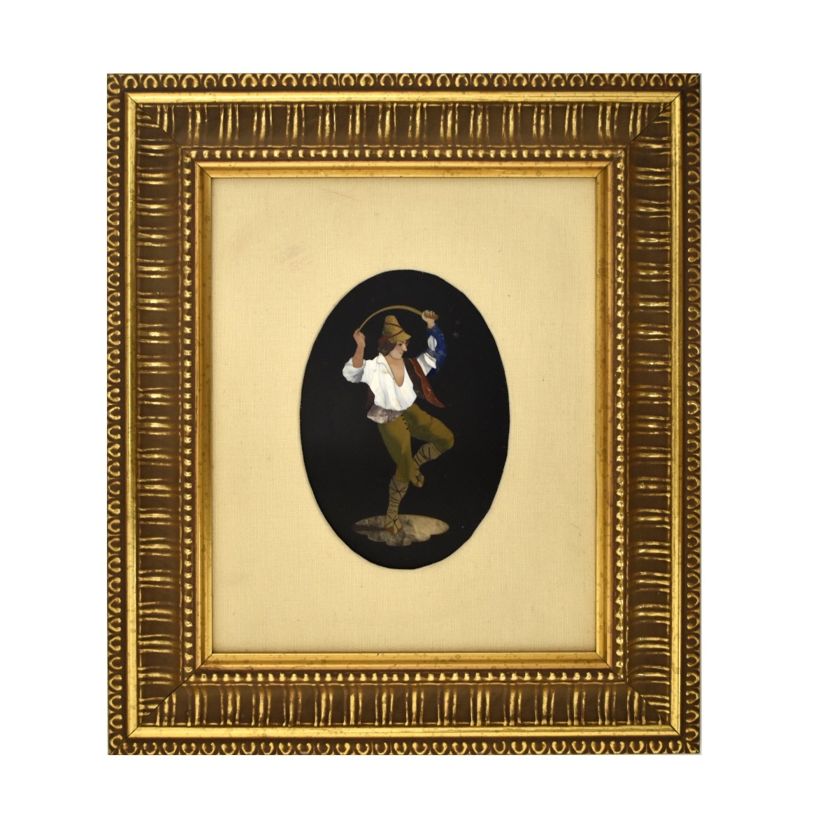 Italian Pietra Dura Plaque