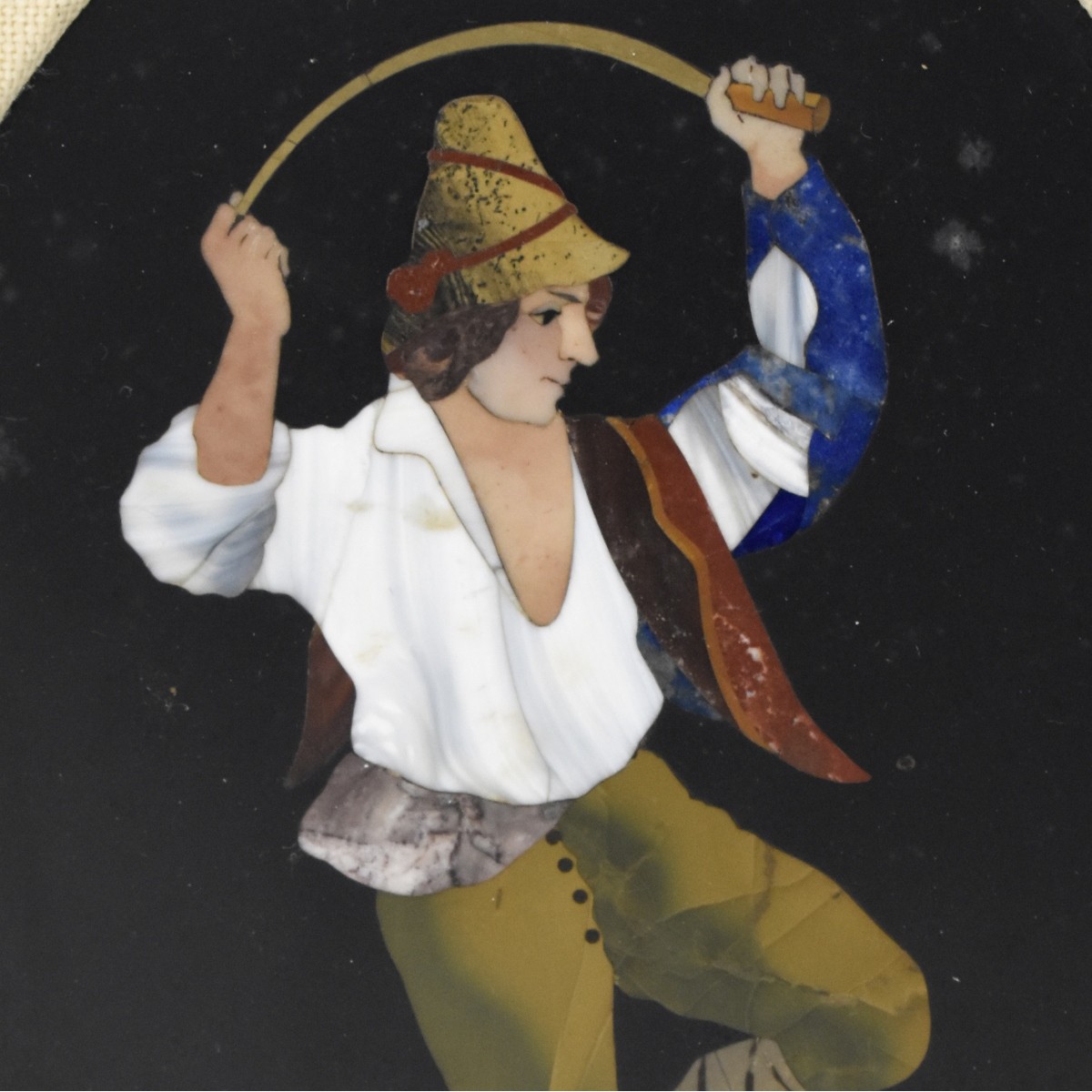 Italian Pietra Dura Plaque