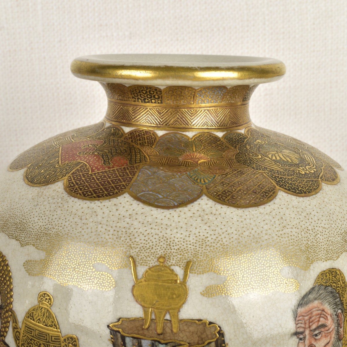 Pair of Satsuma Vases