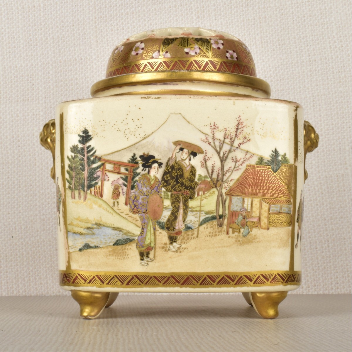 Japanese Satsuma Incense Burner