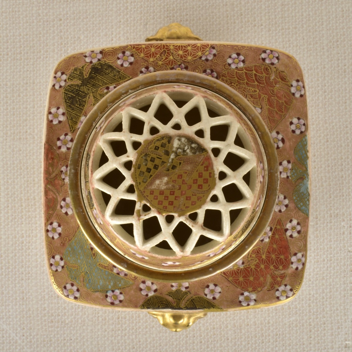 Japanese Satsuma Incense Burner