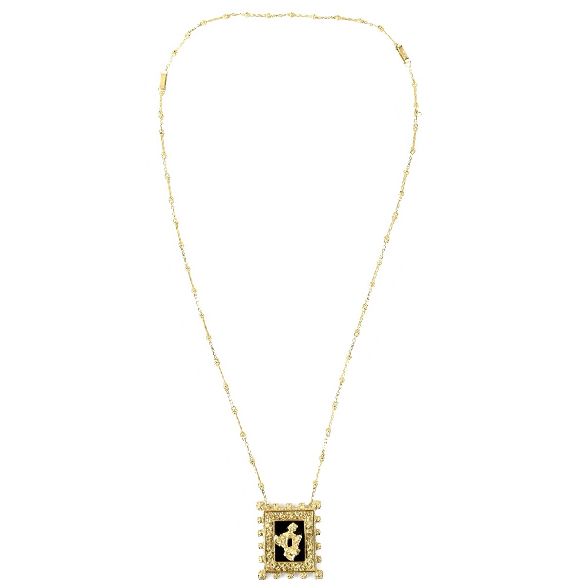 S. Dali Madonna de Port Lligat 18K Necklace