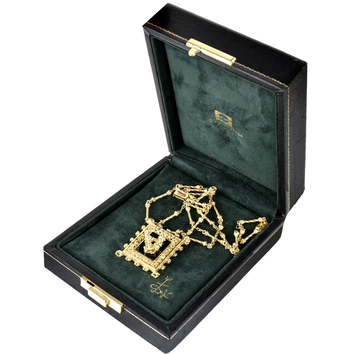 S. Dali Madonna de Port Lligat 18K Necklace