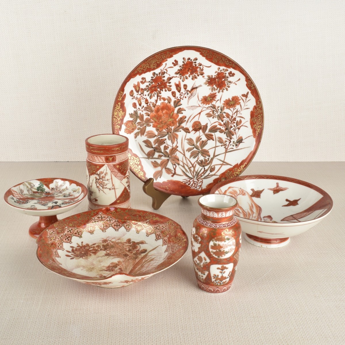 Japanese Kutani Ware Vessels