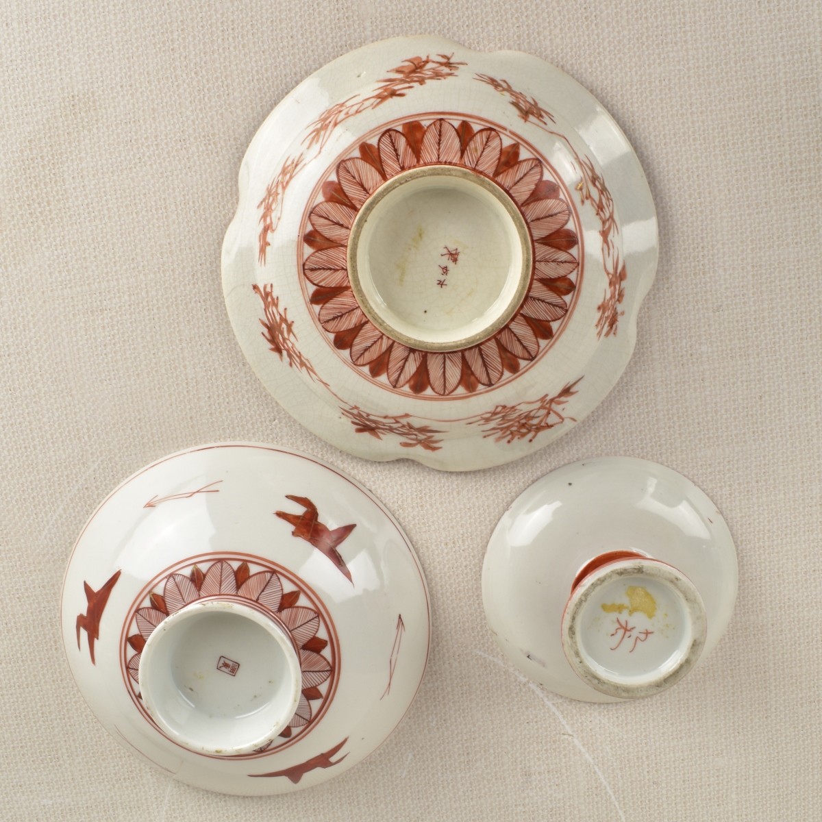 Japanese Kutani Ware Vessels