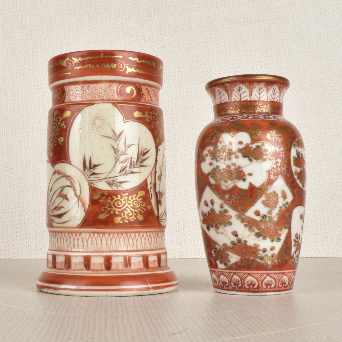 Japanese Kutani Ware Vessels