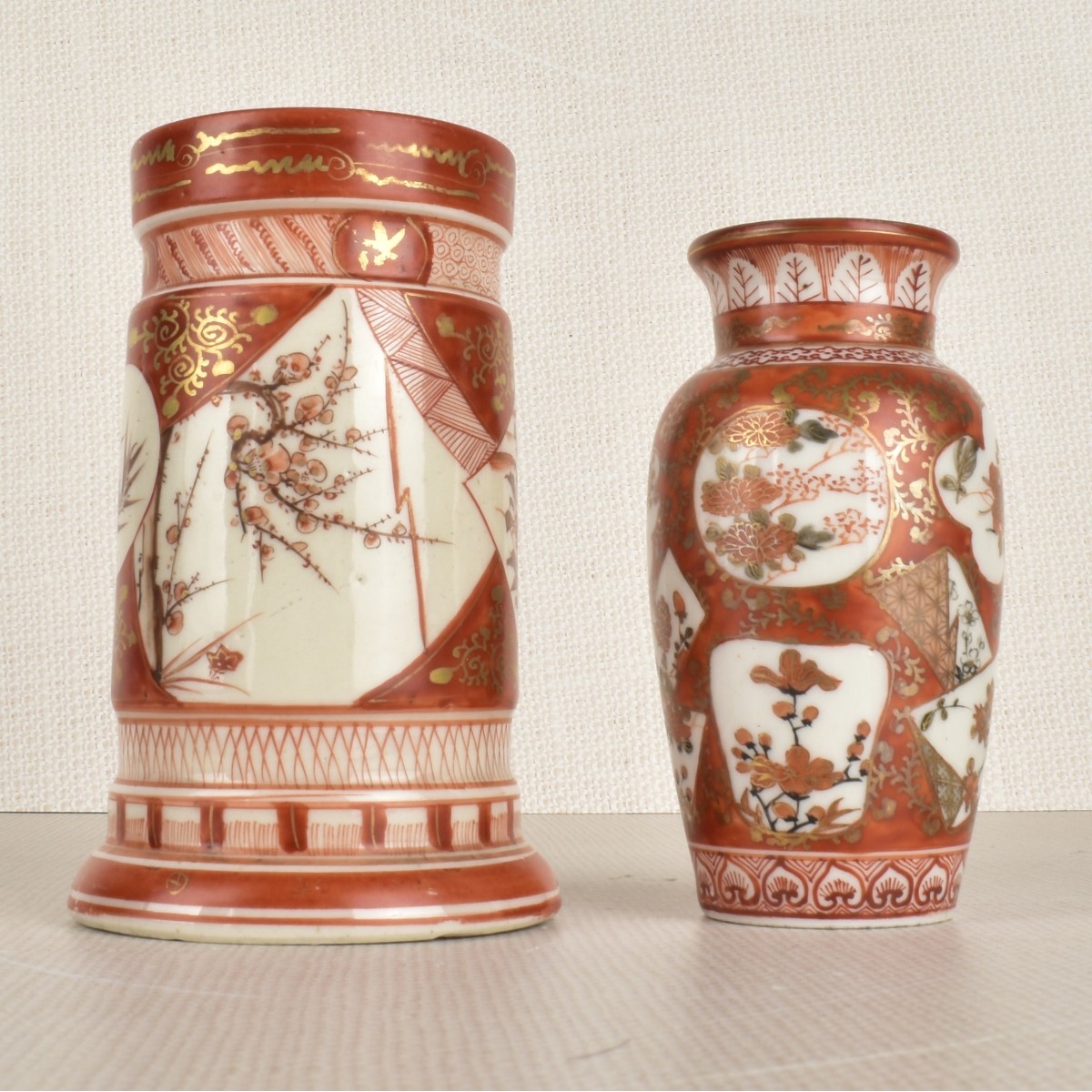 Japanese Kutani Ware Vessels