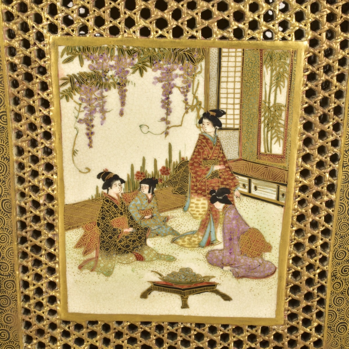 Large Japanese Satsuma Incense Burner