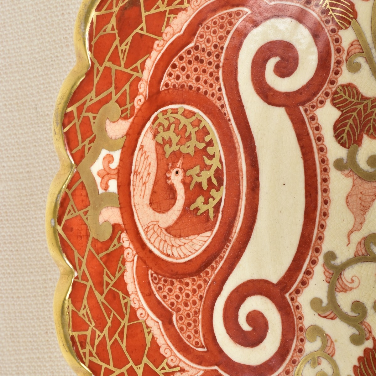 Large Japanese Kutani Bowl