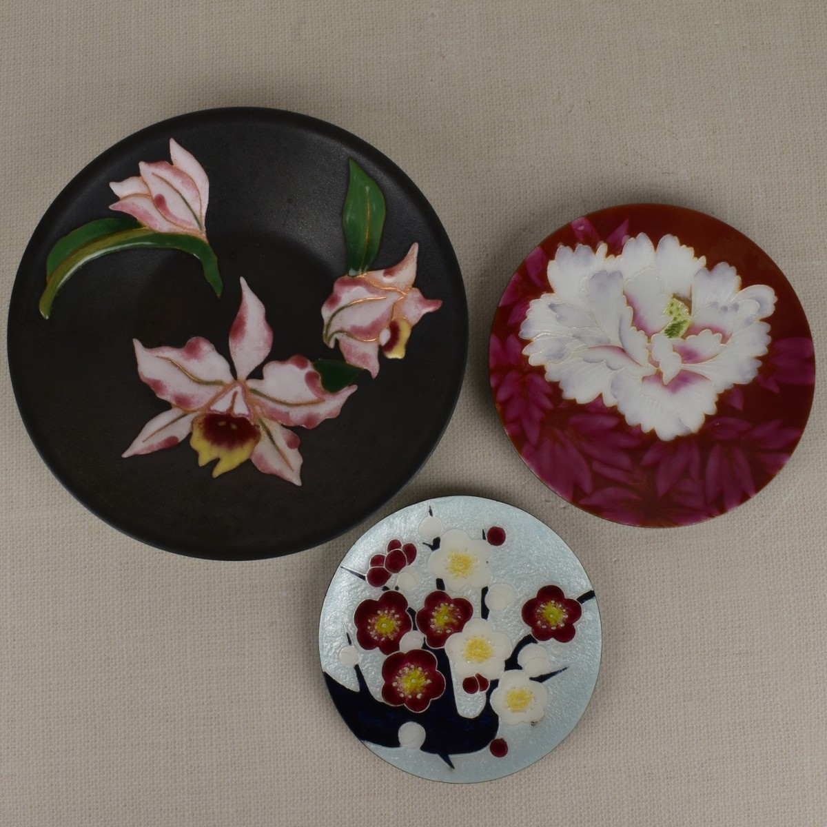 Japanese Cloisonne Plates