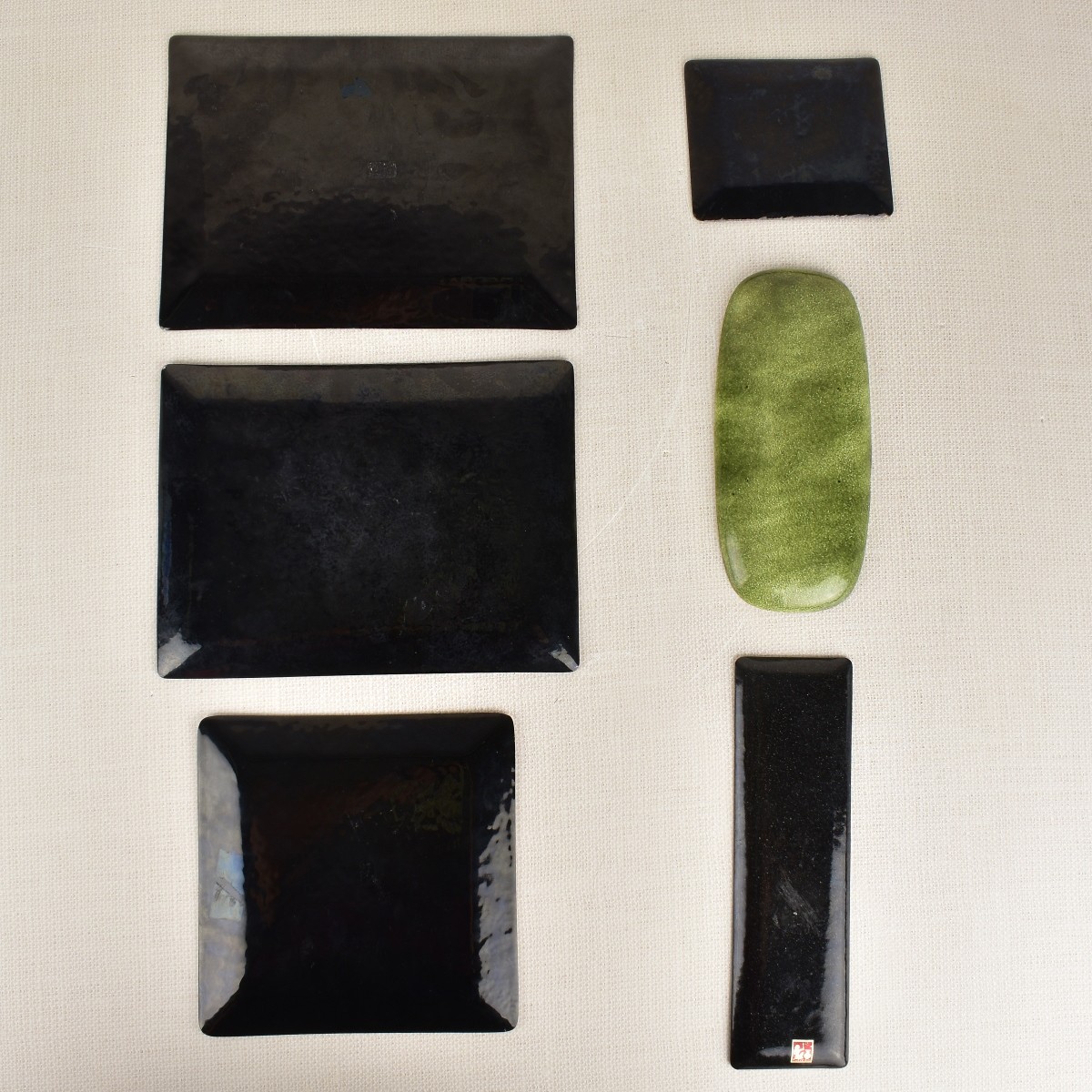 Japanese Cloisonne Trays