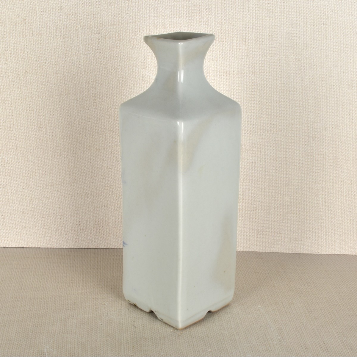 Korean Blue and White Square Bottle