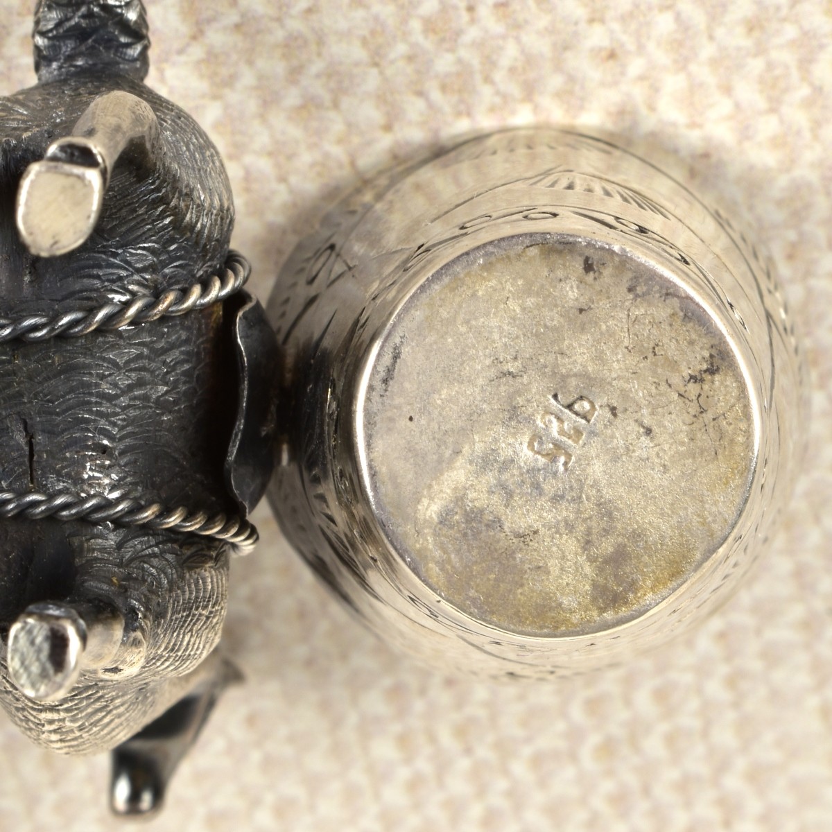 Sterling Silver Llama Open Cellars